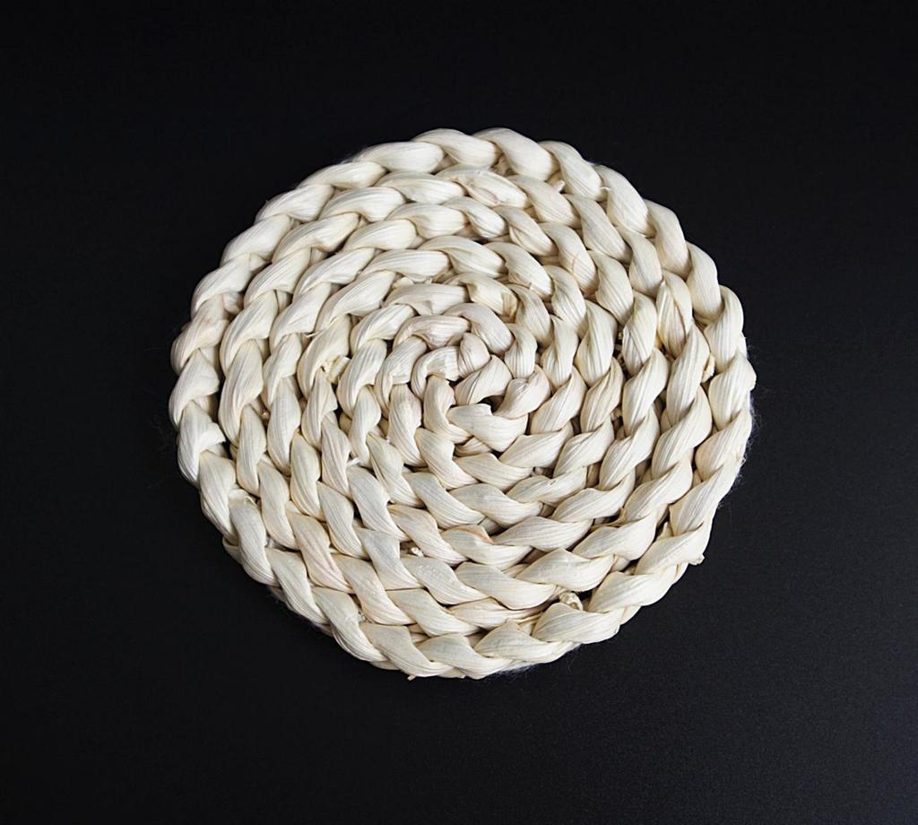 Natural Rattan Woven Coaster Heat Insulation Mat Set