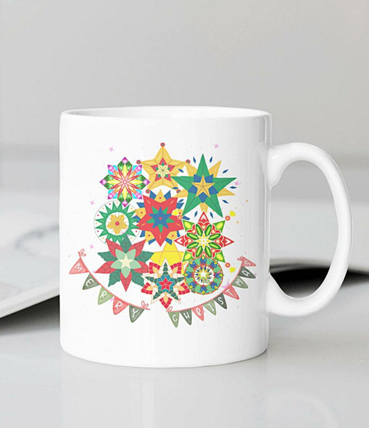 Festive Lanterns Christmas Mug