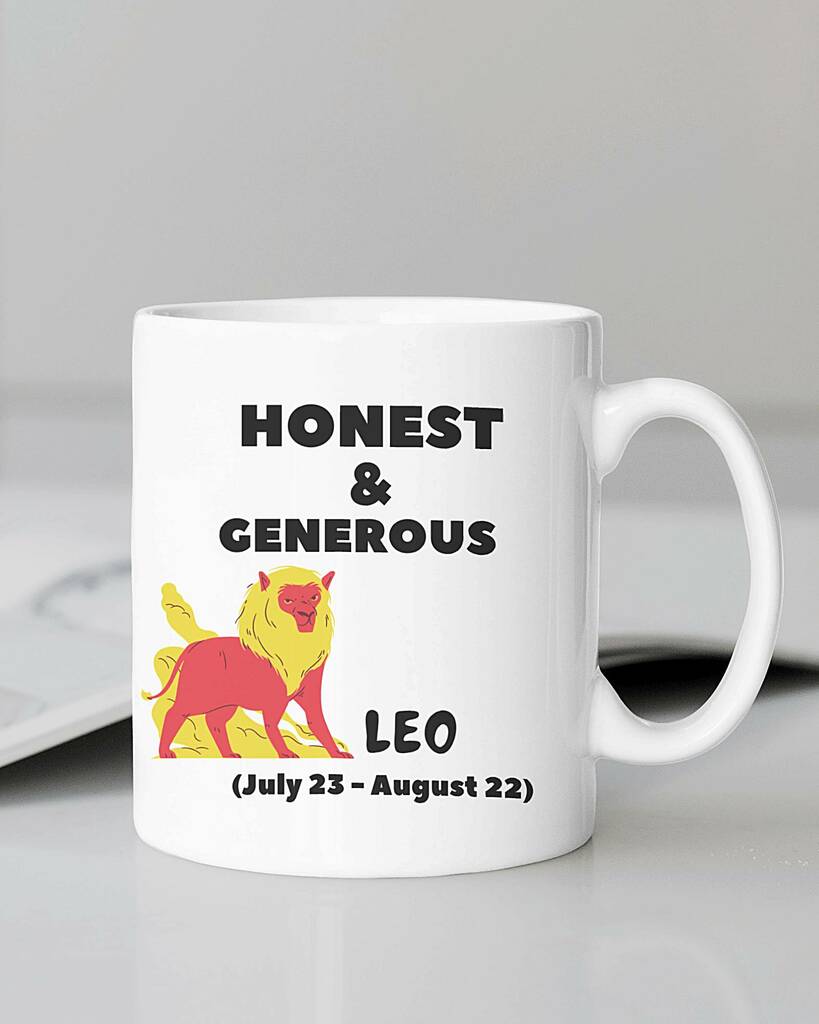 Zodiac Sign Mug Leo