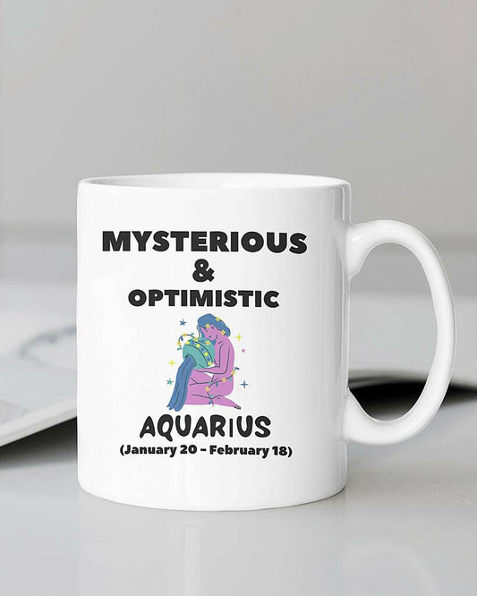 Zodiac Sign Mug Aquarius