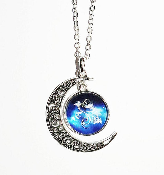 Aquarius Zodiac Sign Necklace