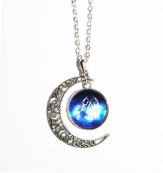 Cancer Zodiac Sign Necklace