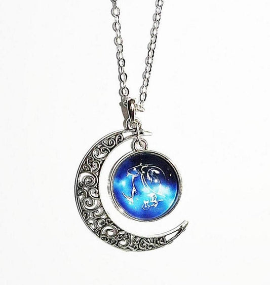 Capricorn Zodiac Sign Necklace