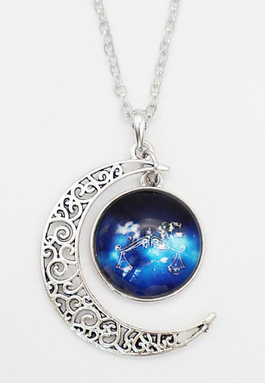 Libra Zodiac Sign Necklace