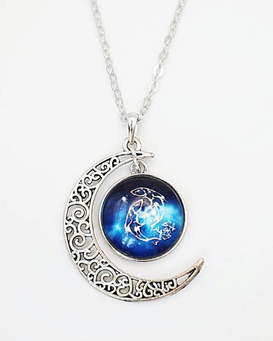 Pisces Zodiac Sign Necklace