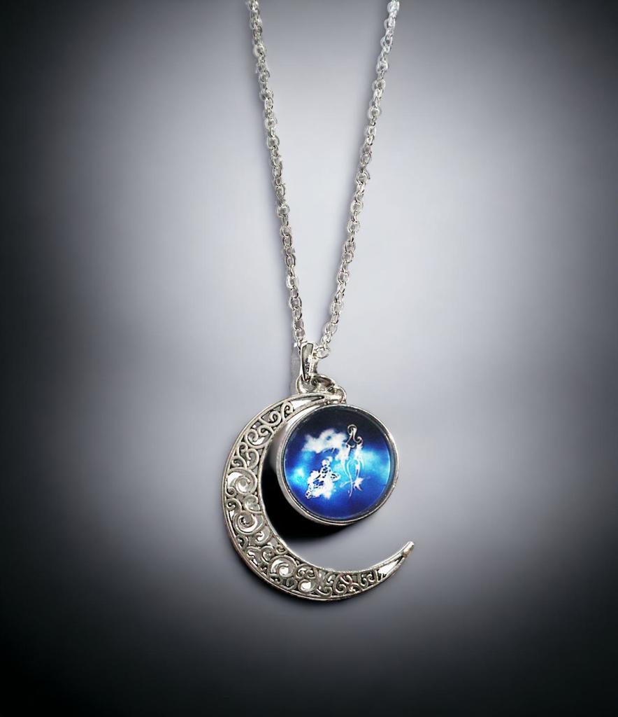 Virgo Zodiac Sign Necklace