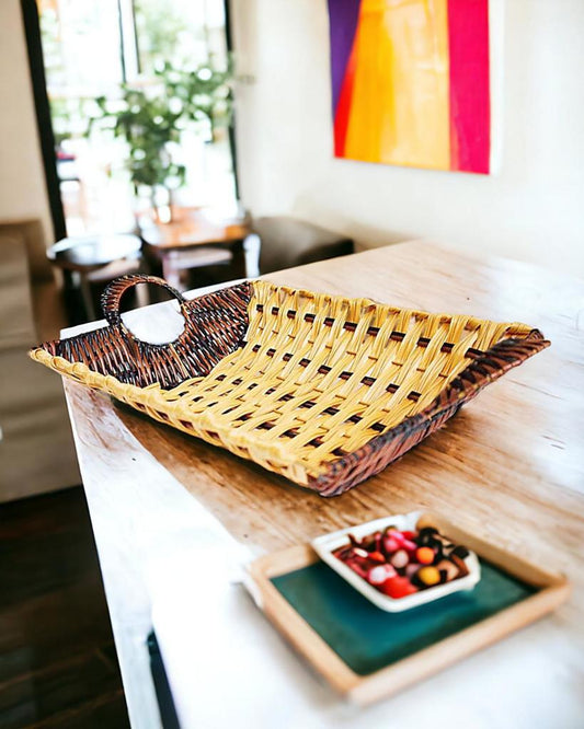 Rattan Woven Decorative Table Tray